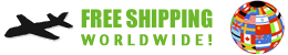 Worldwide free shipping!